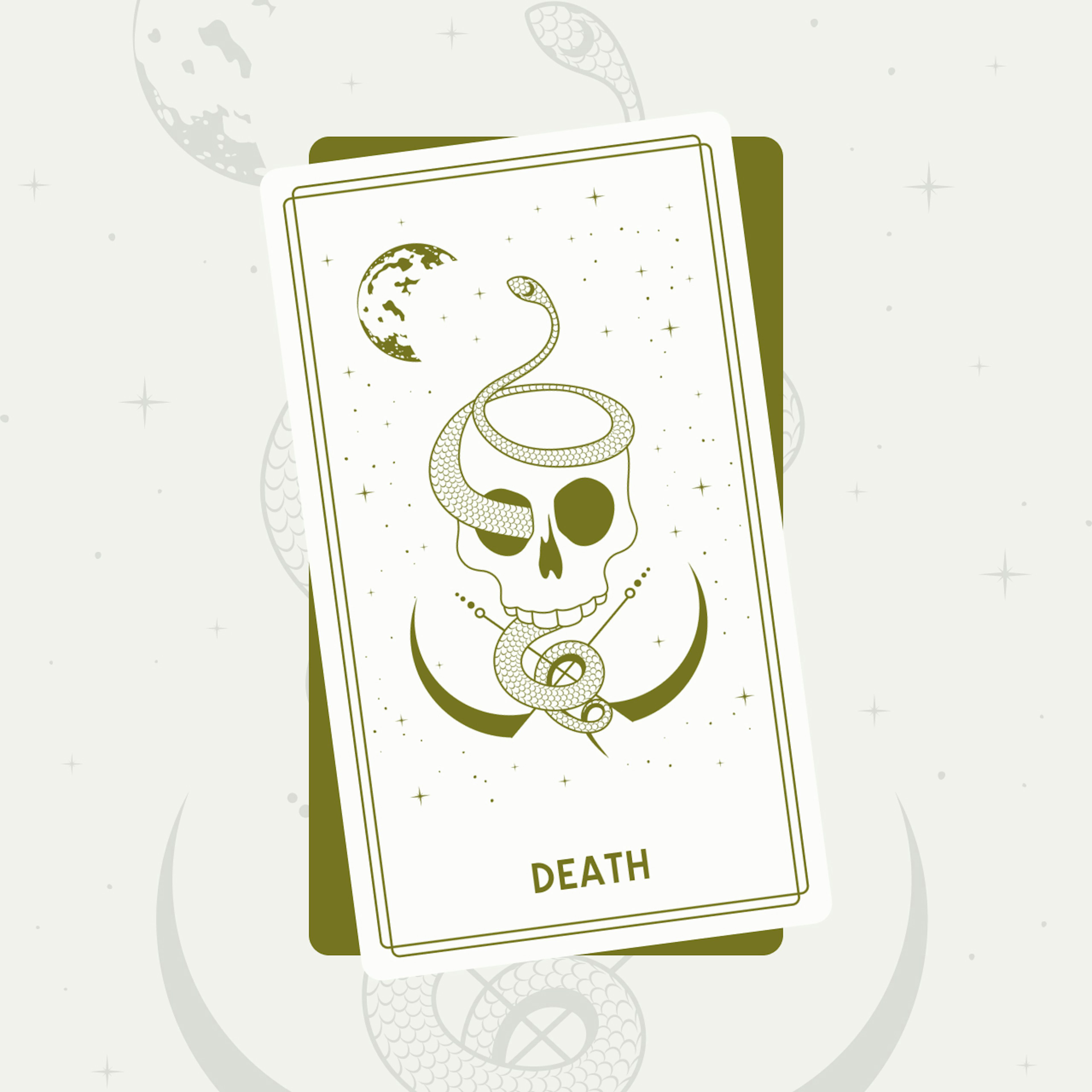 Death Tarot Card (Major Arcana #13)