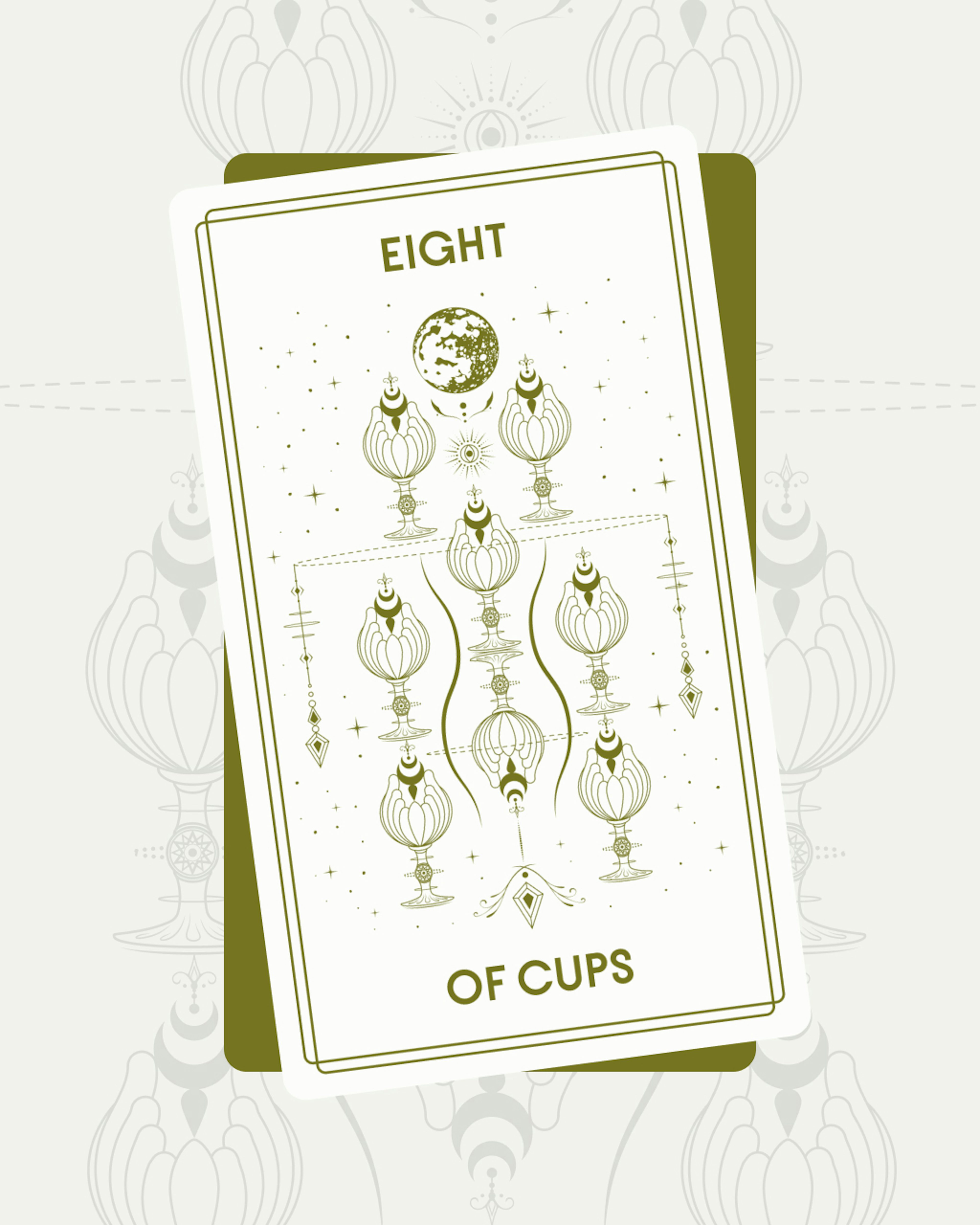 Eight of Cups Tarot Card