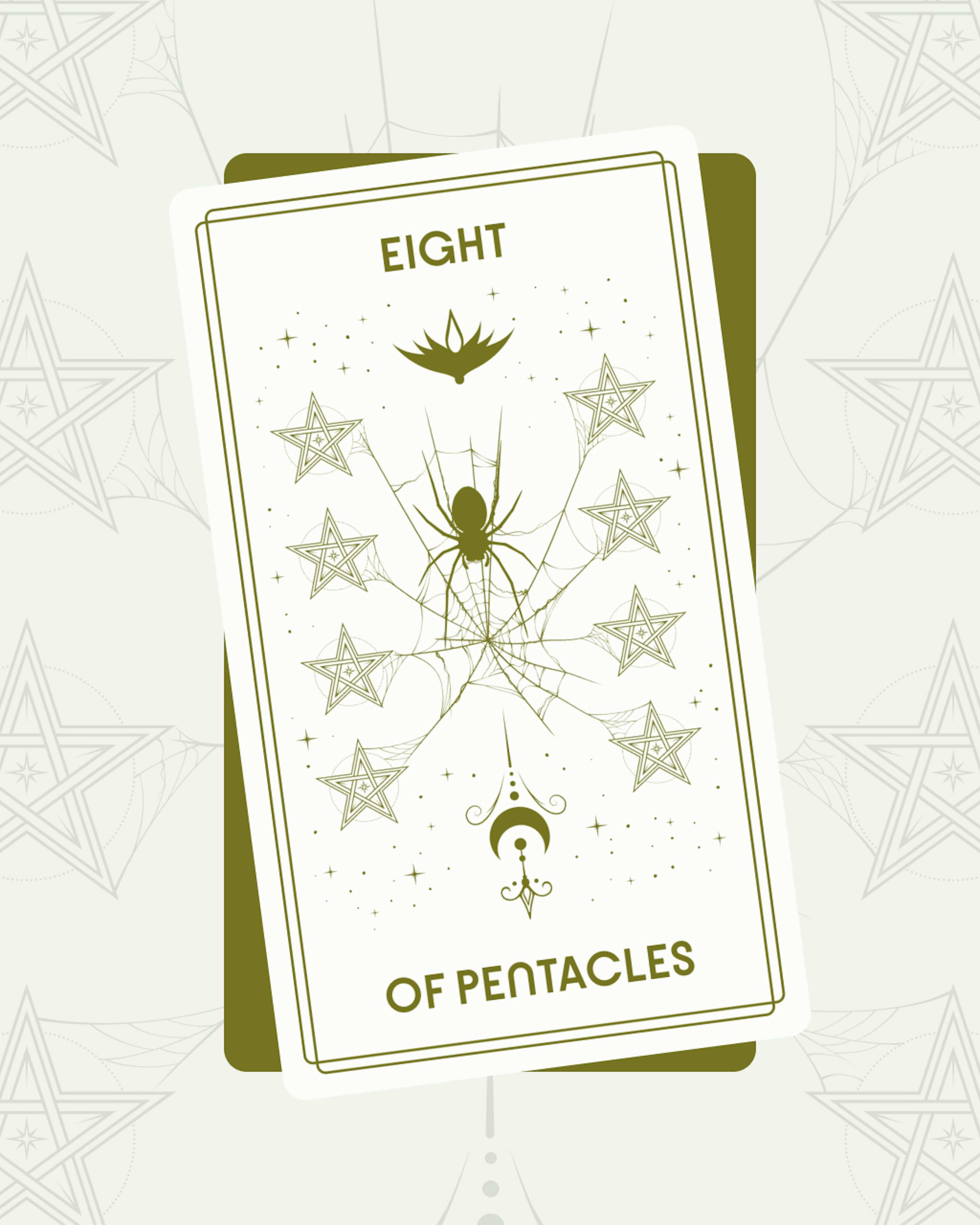 Eight of Pentacles Tarot Card