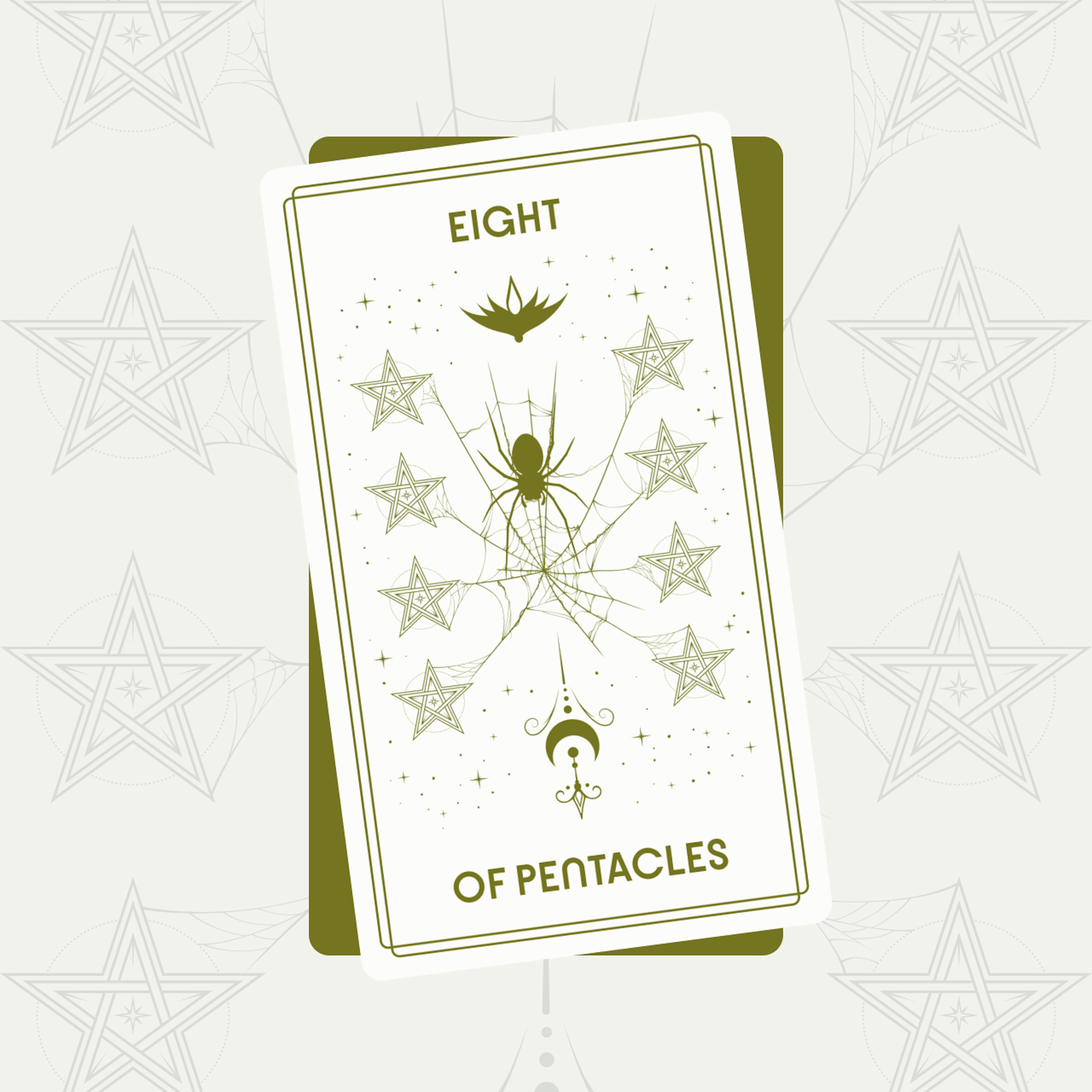 Eight of Pentacles Tarot Card