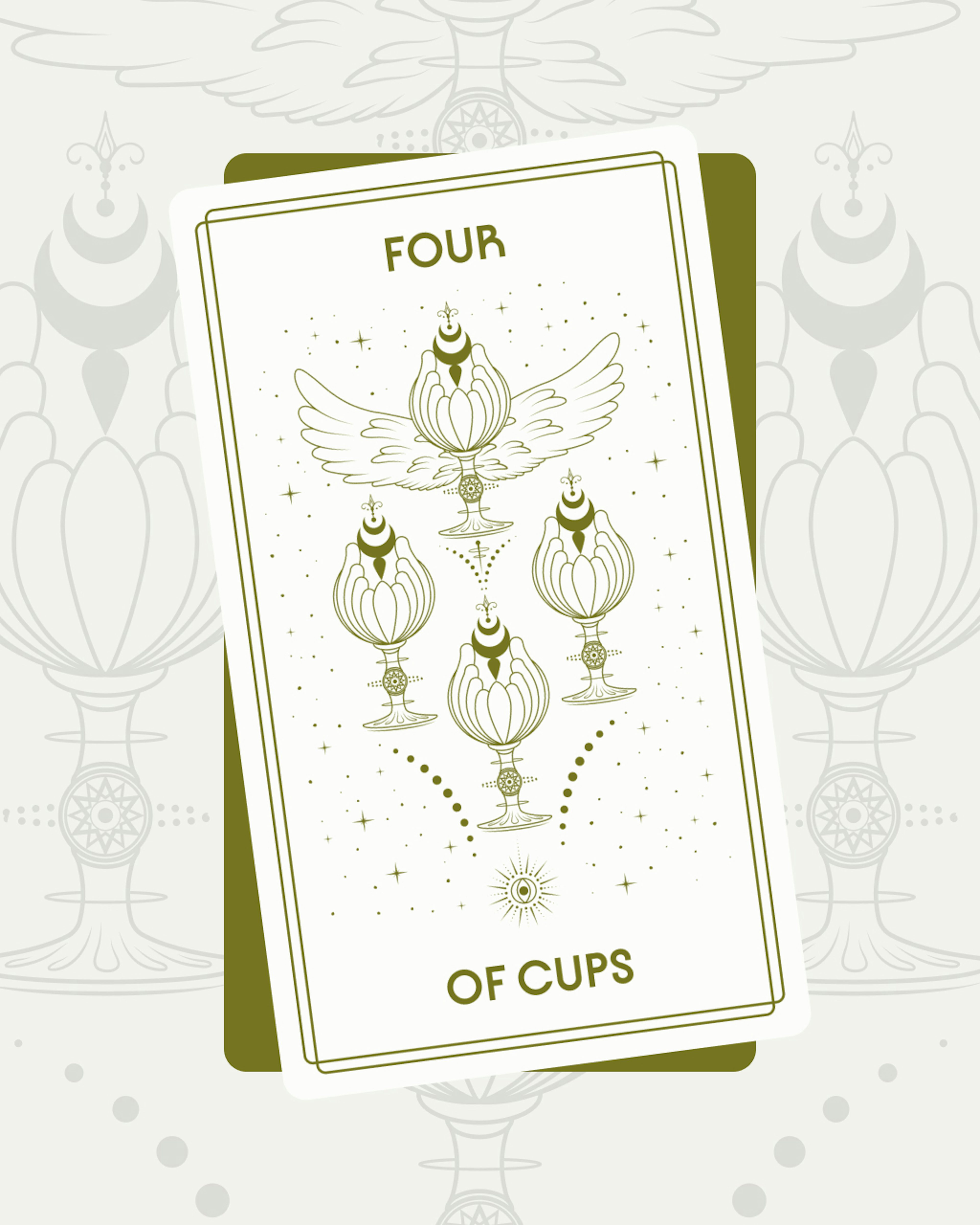 Four of Cups Tarot Card