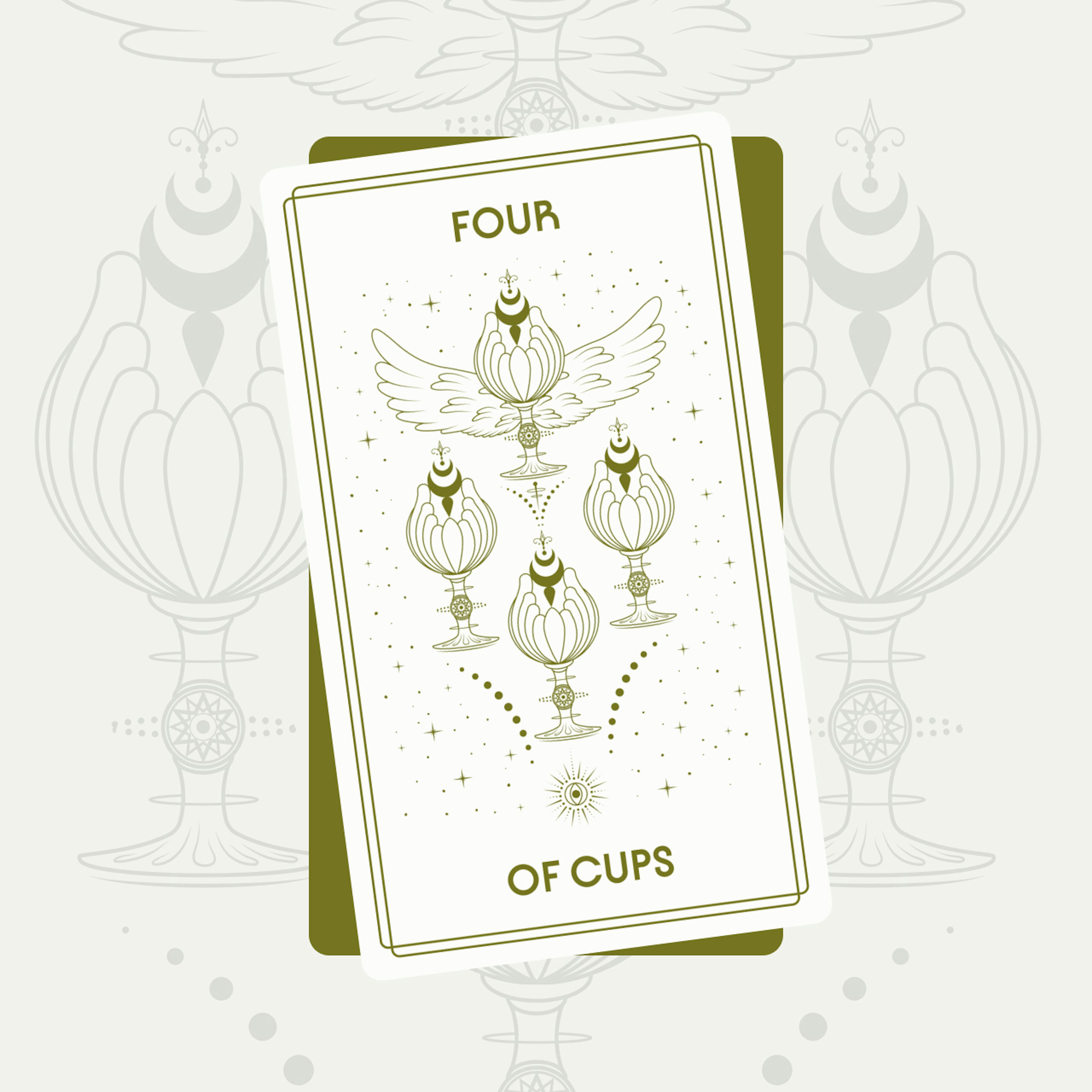 Four of Cups Tarot Card