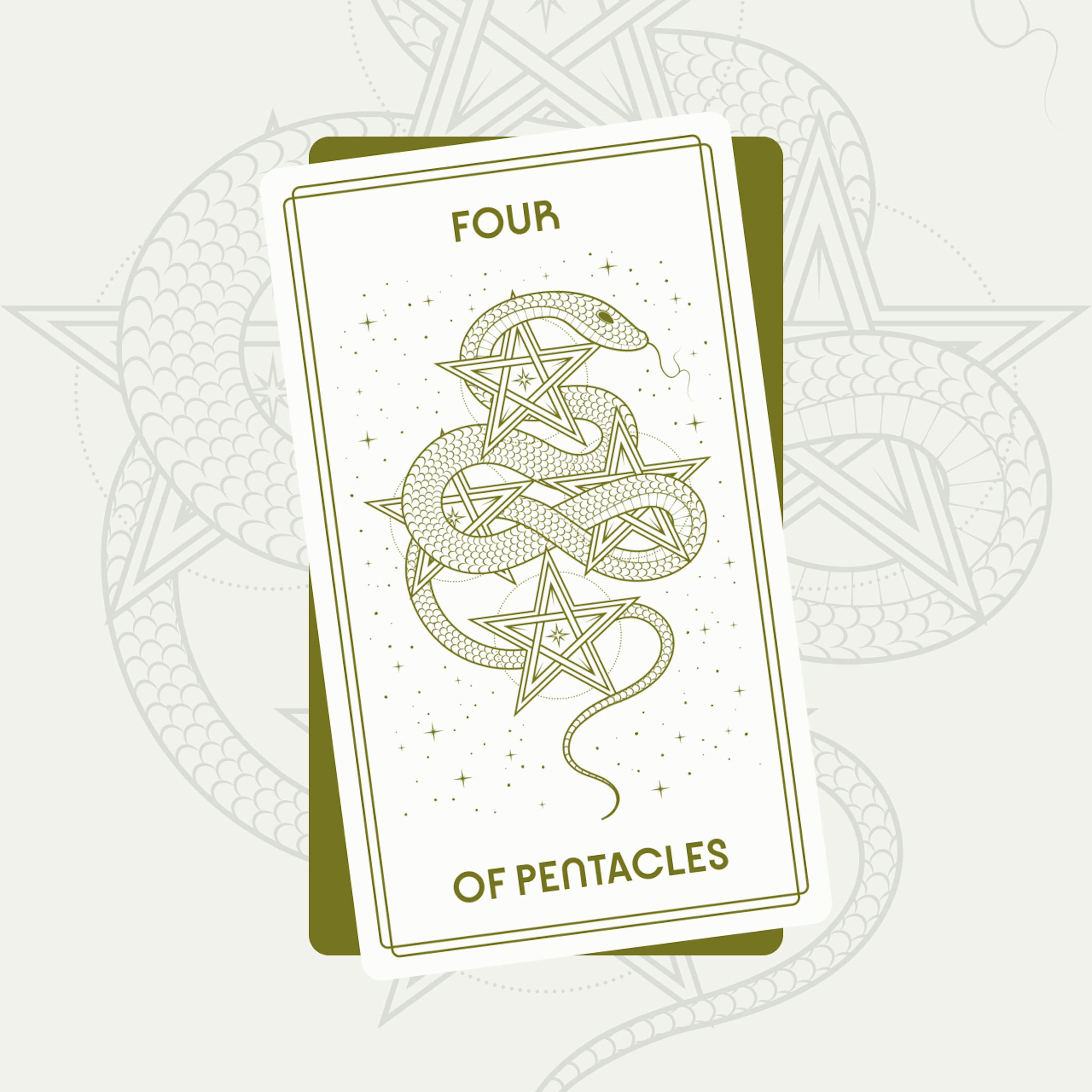 Four of Pentacles Tarot Card