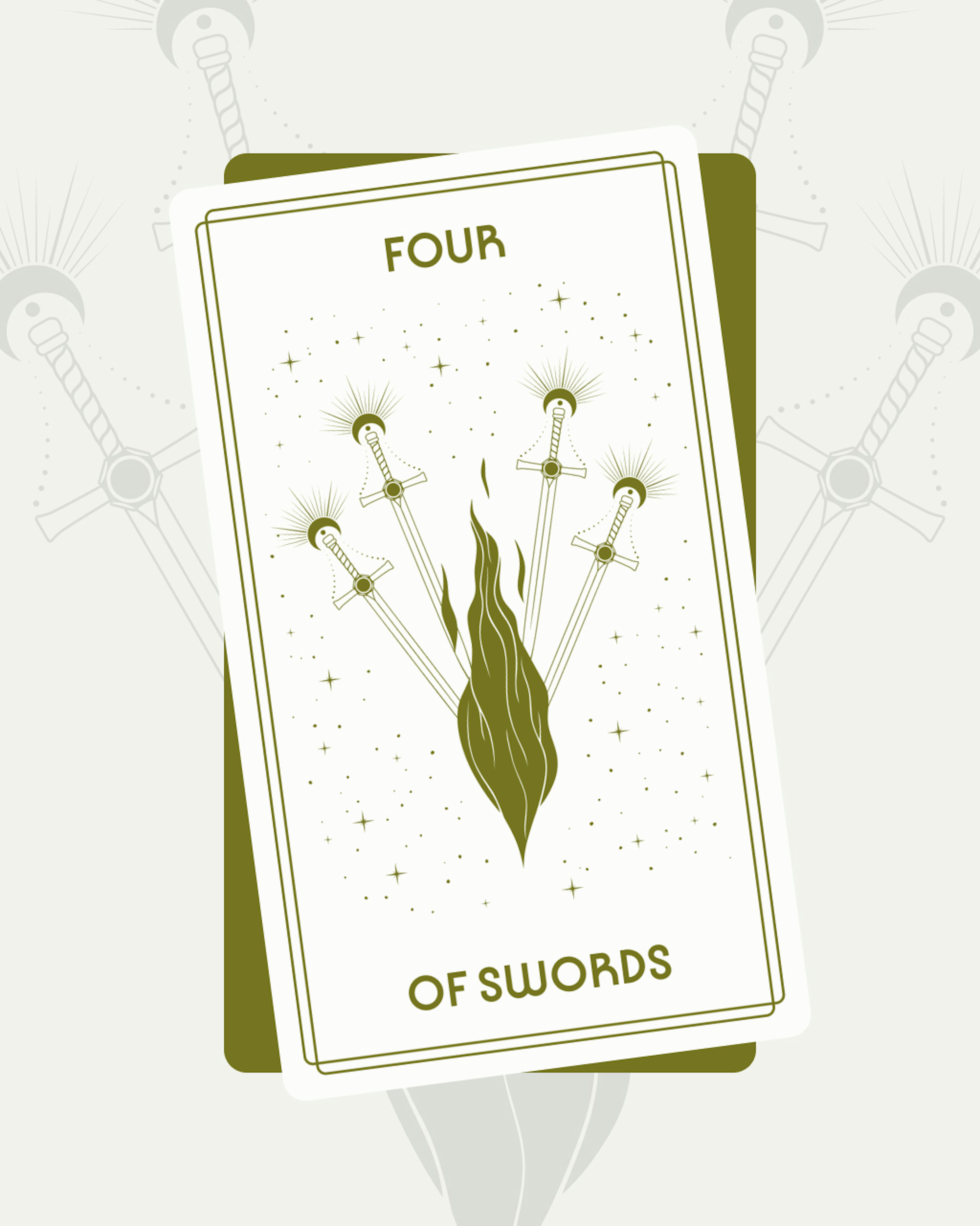 Four of Swords Tarot Card
