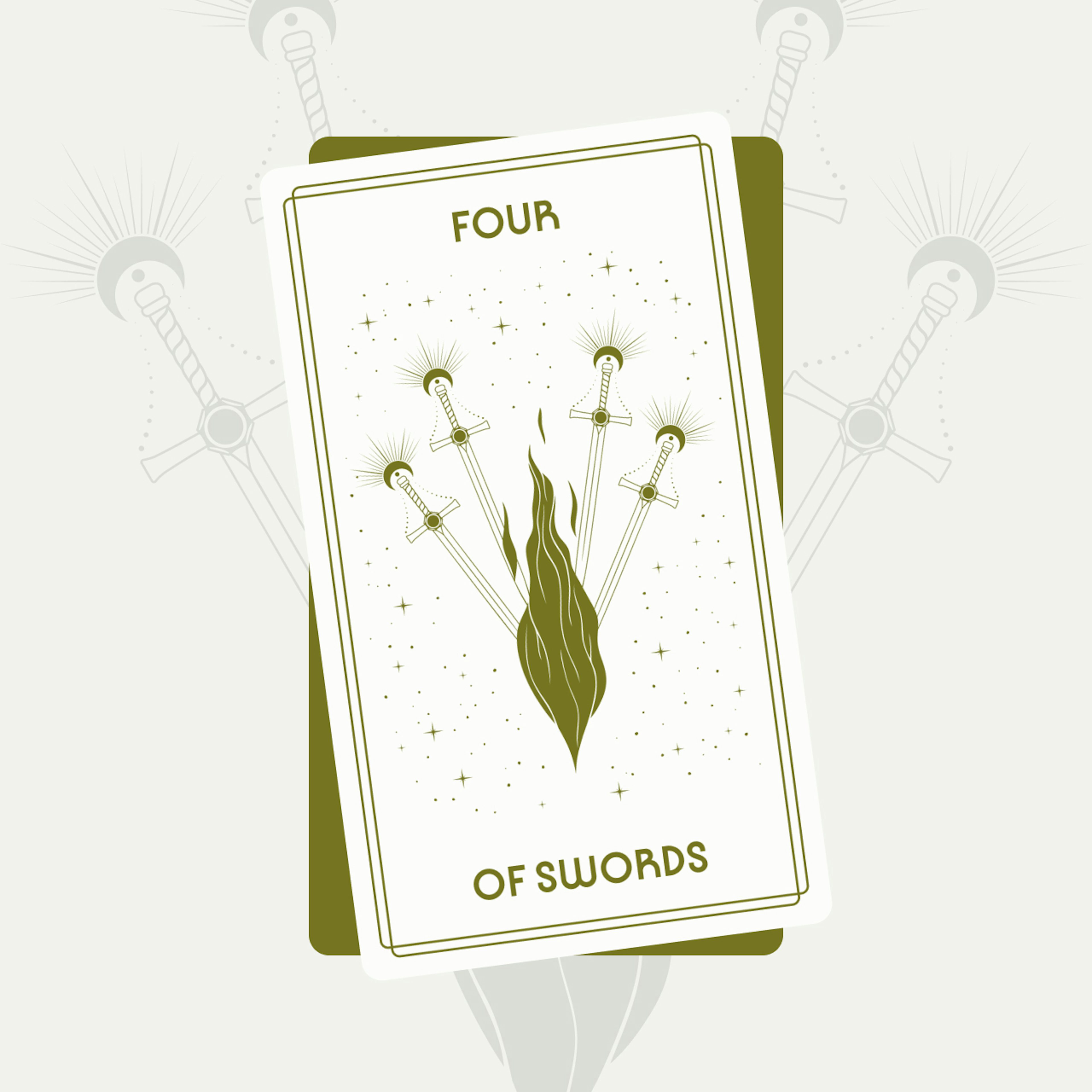 Four of Swords Tarot Card