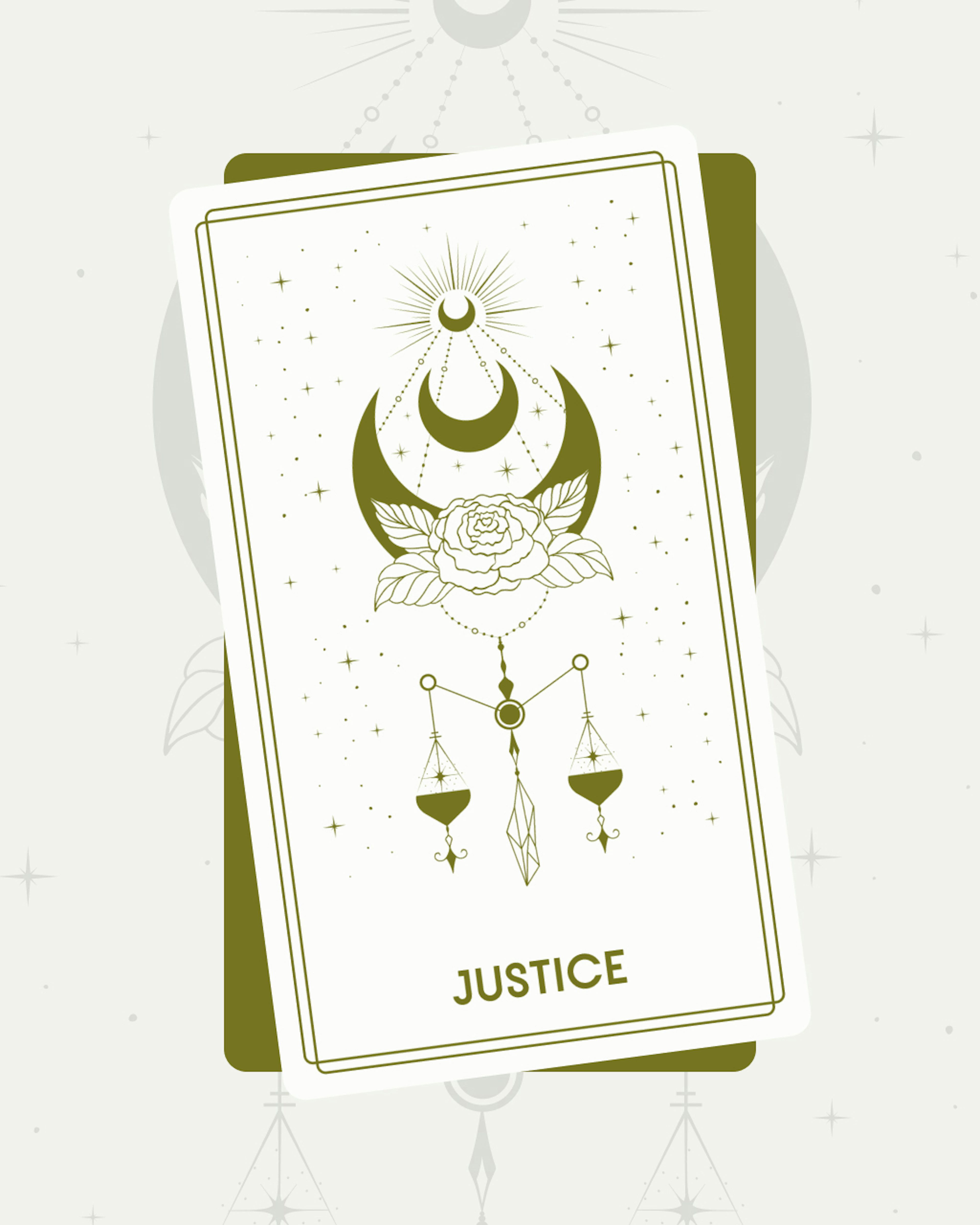 Justice Tarot Card (Major Arcana #11)