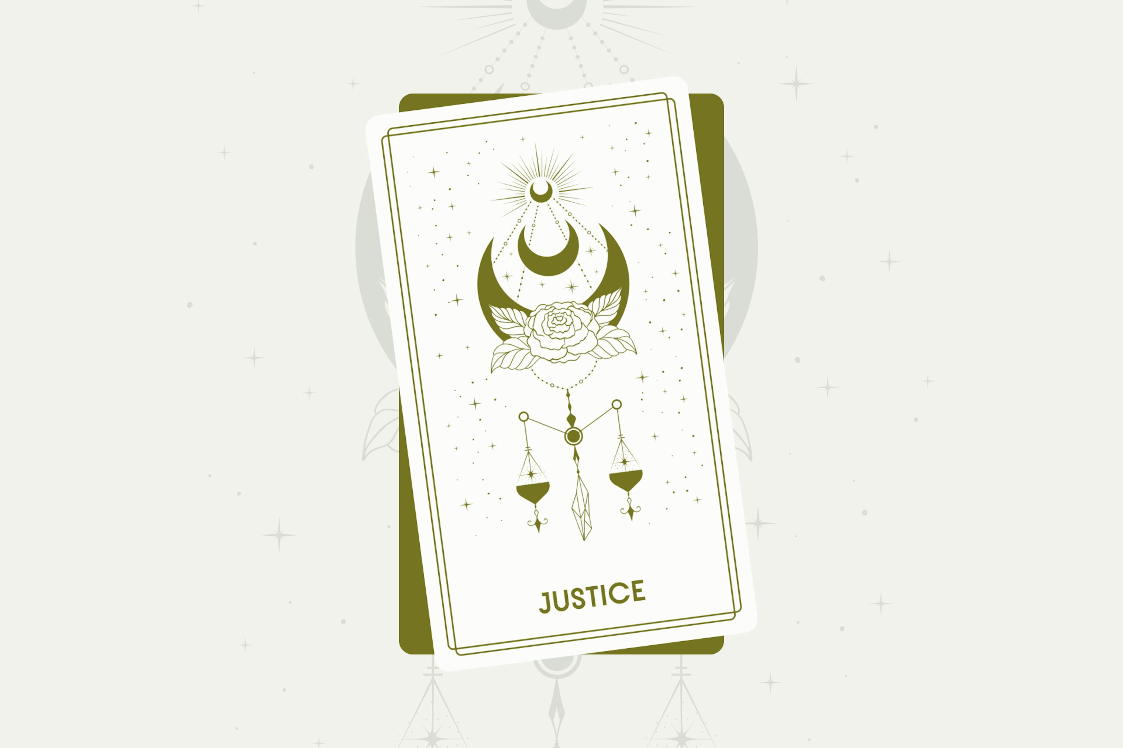 Justice Tarot Card (Major Arcana #11)