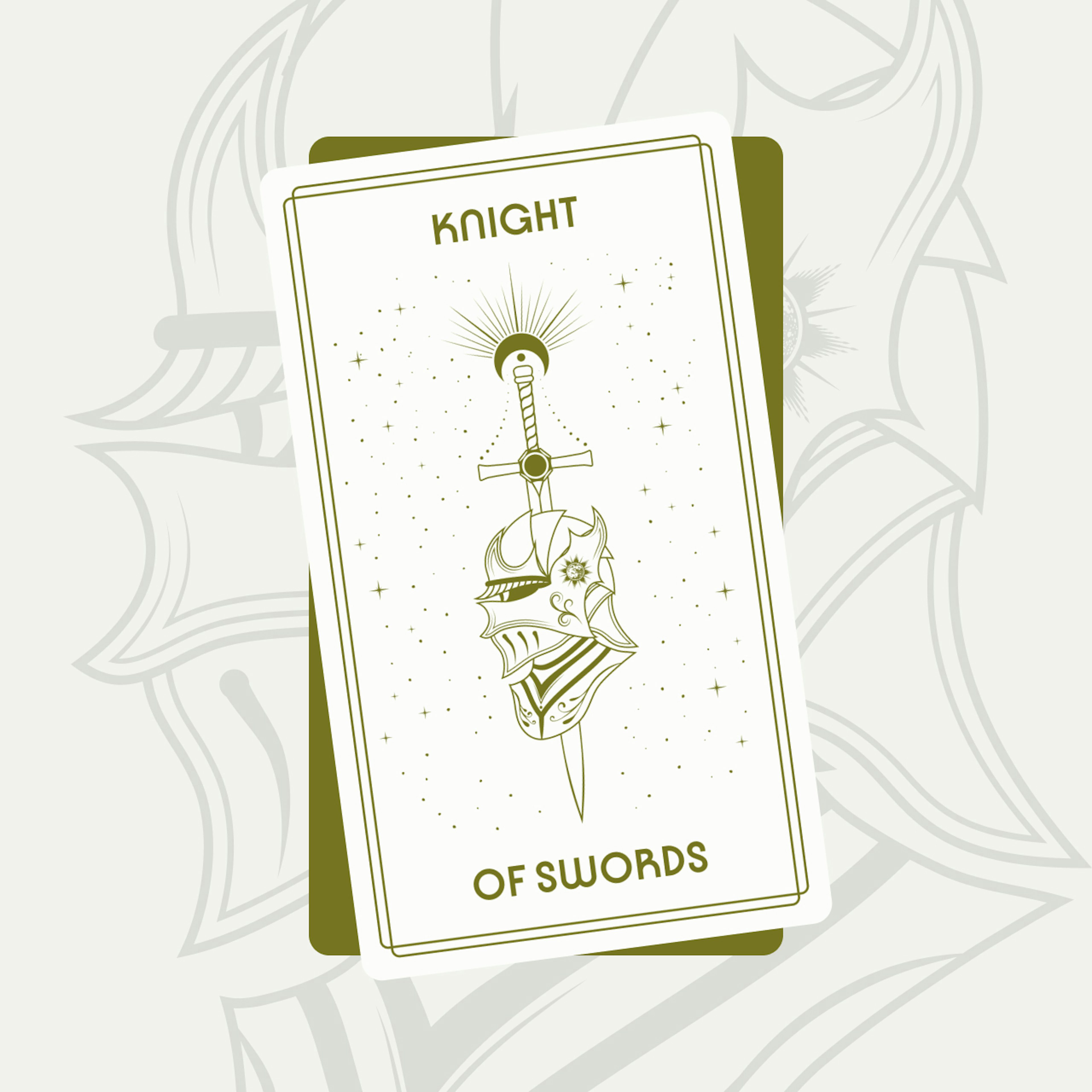 Knight of Swords Tarot Card