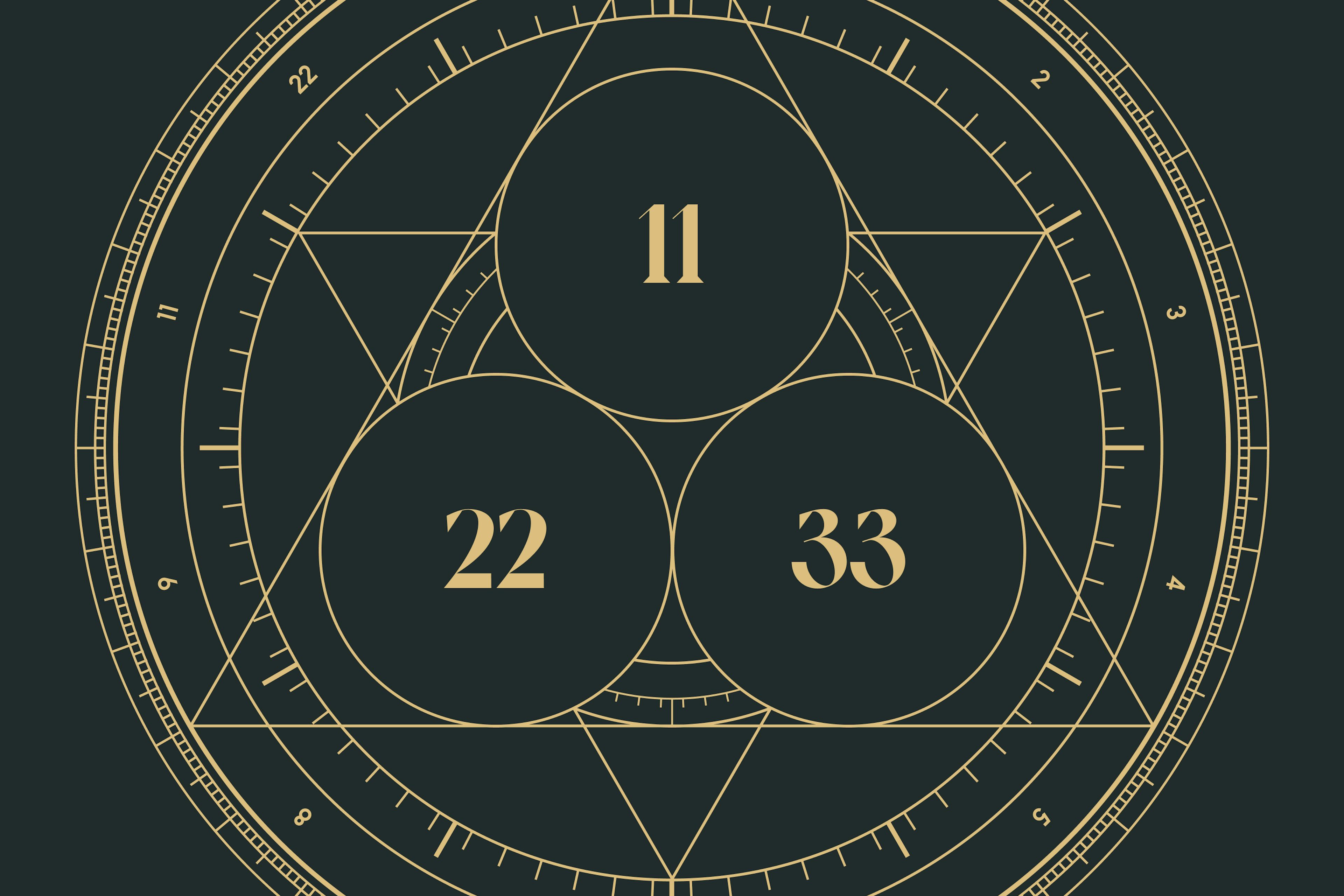 Master Numbers in Numerology: 11, 22 and 33
