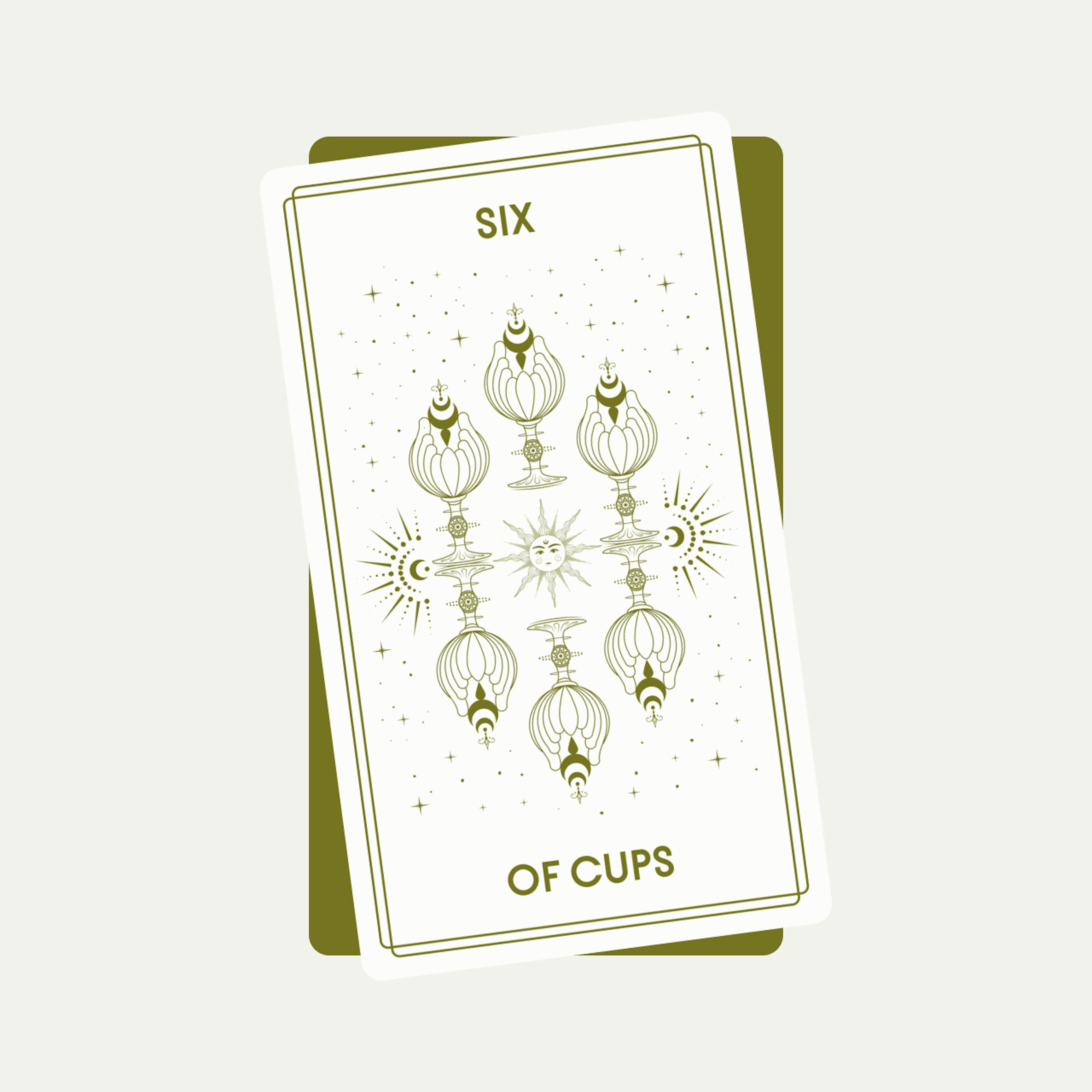 Six of Cups Tarot Card