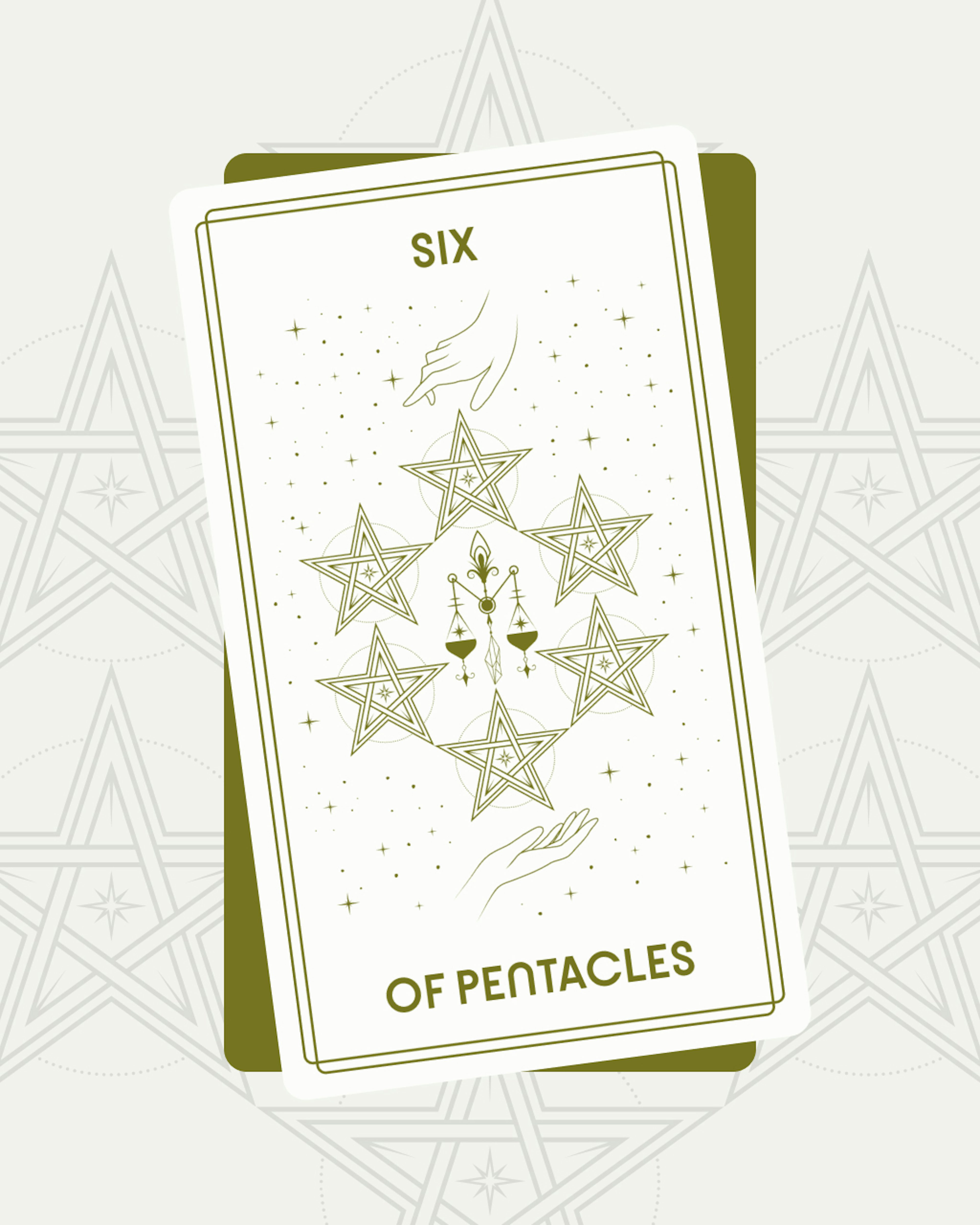 Six of Pentacles Tarot Card
