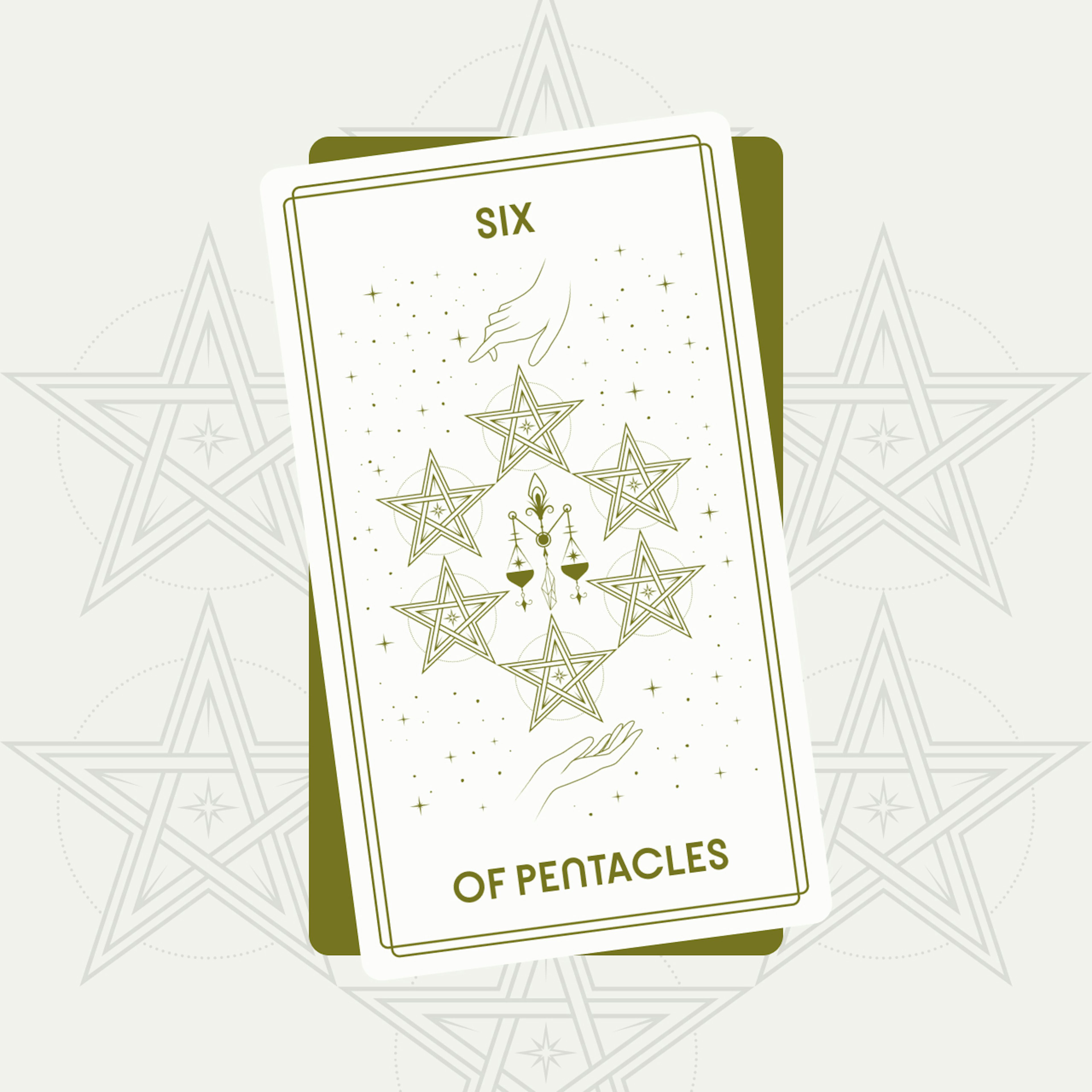 Six of Pentacles Tarot Card