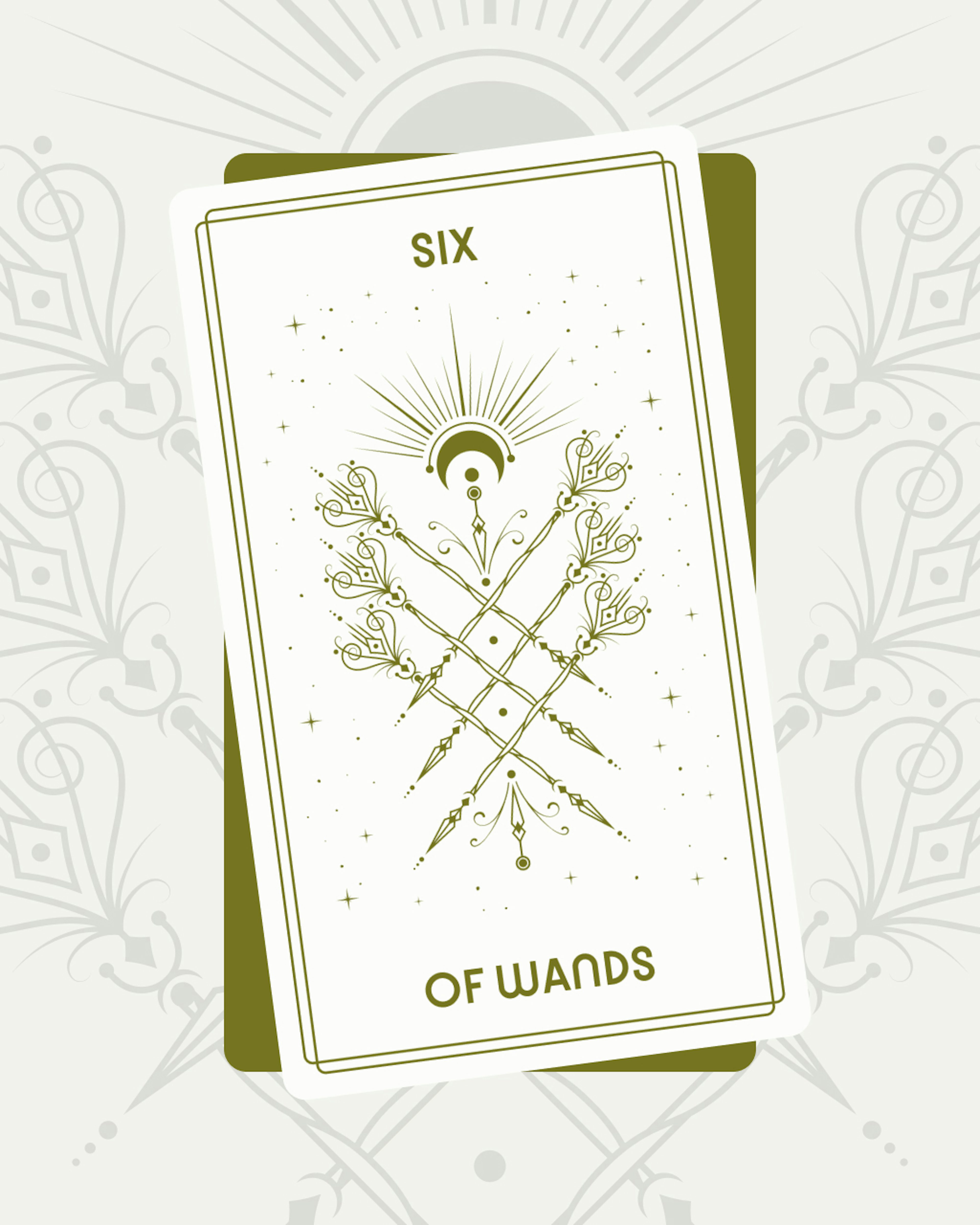 Six of Wands Tarot Card