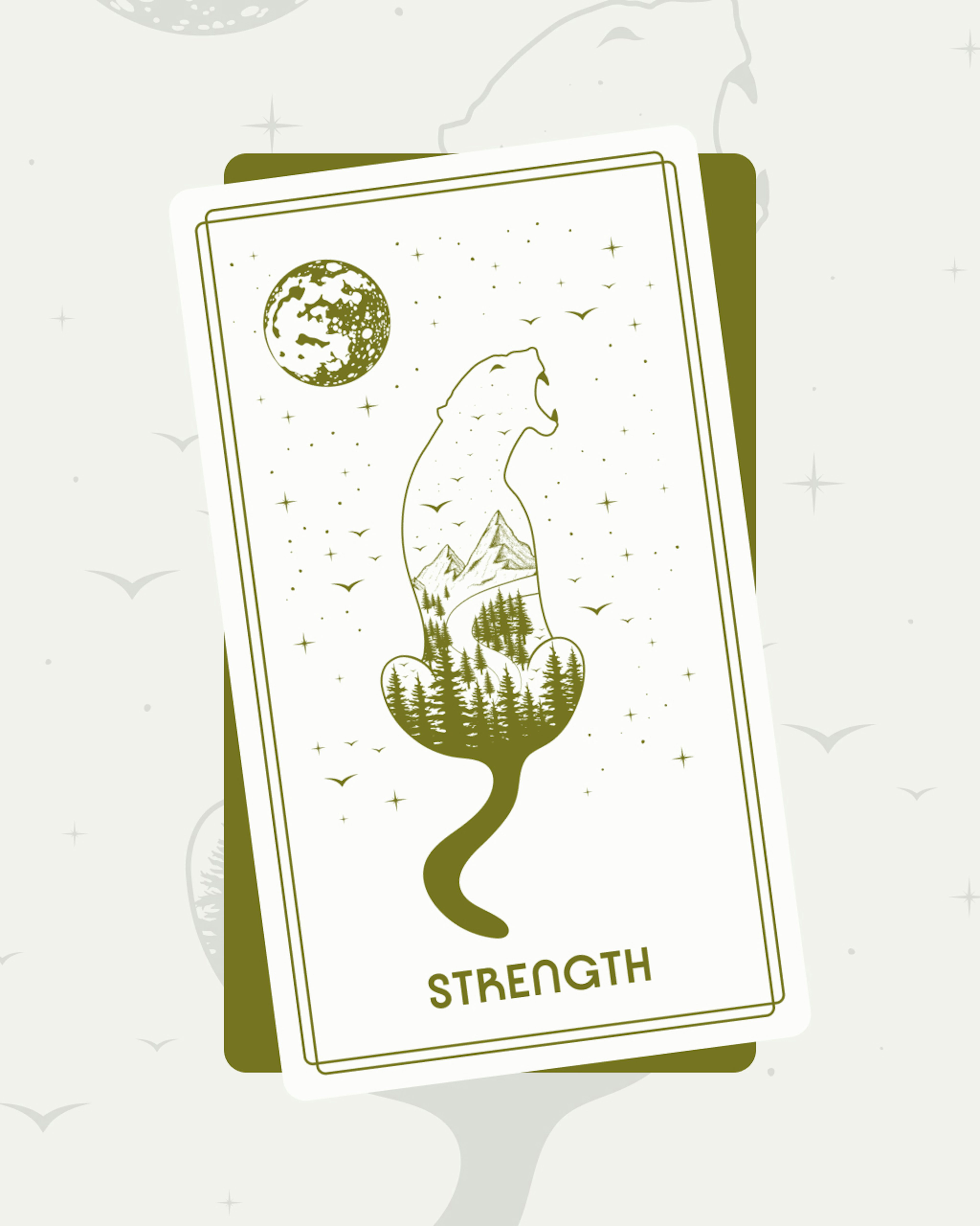 Strength Tarot Card (Major Arcana #8)