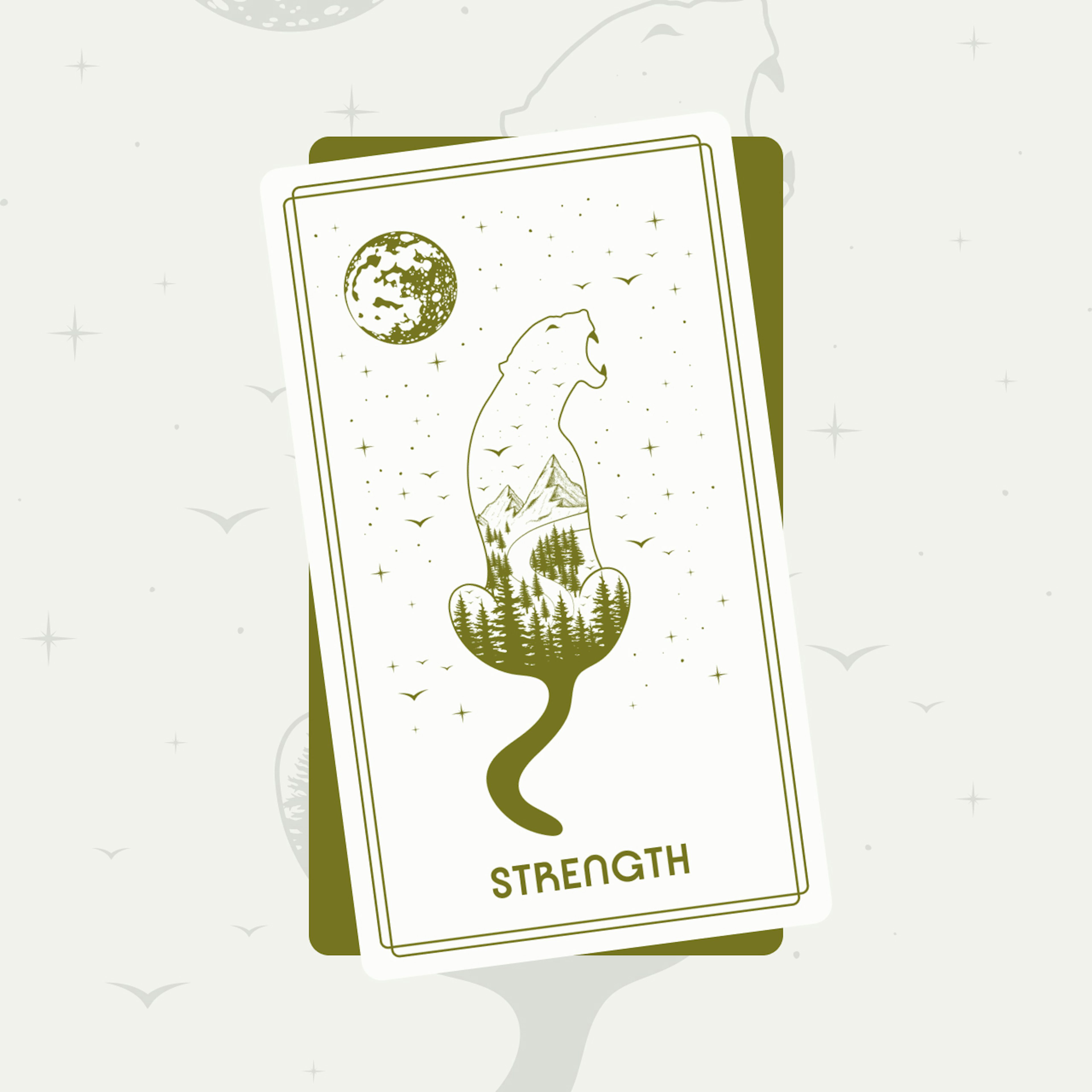 Strength Tarot Card (Major Arcana #8)