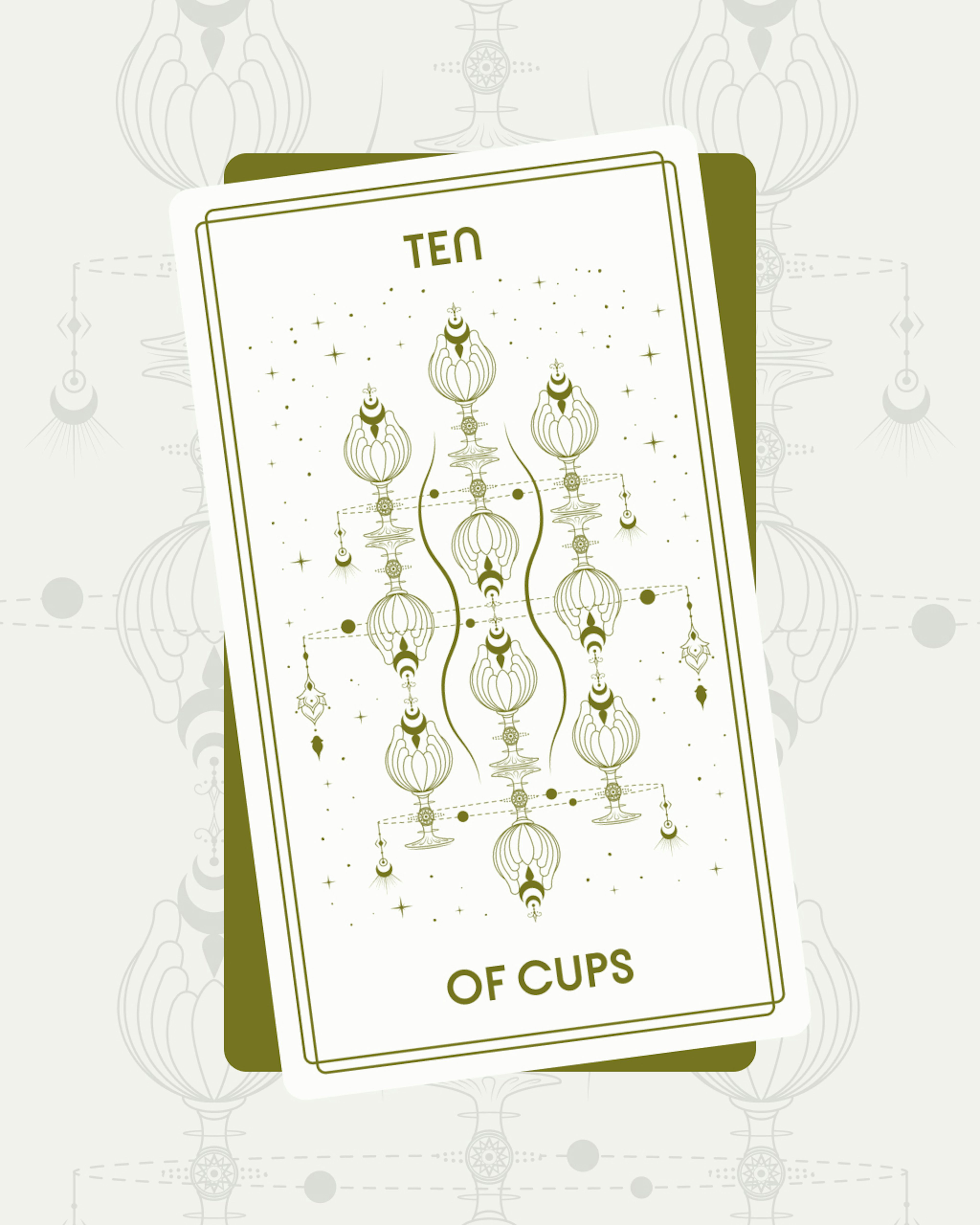 Ten of Cups Tarot Card