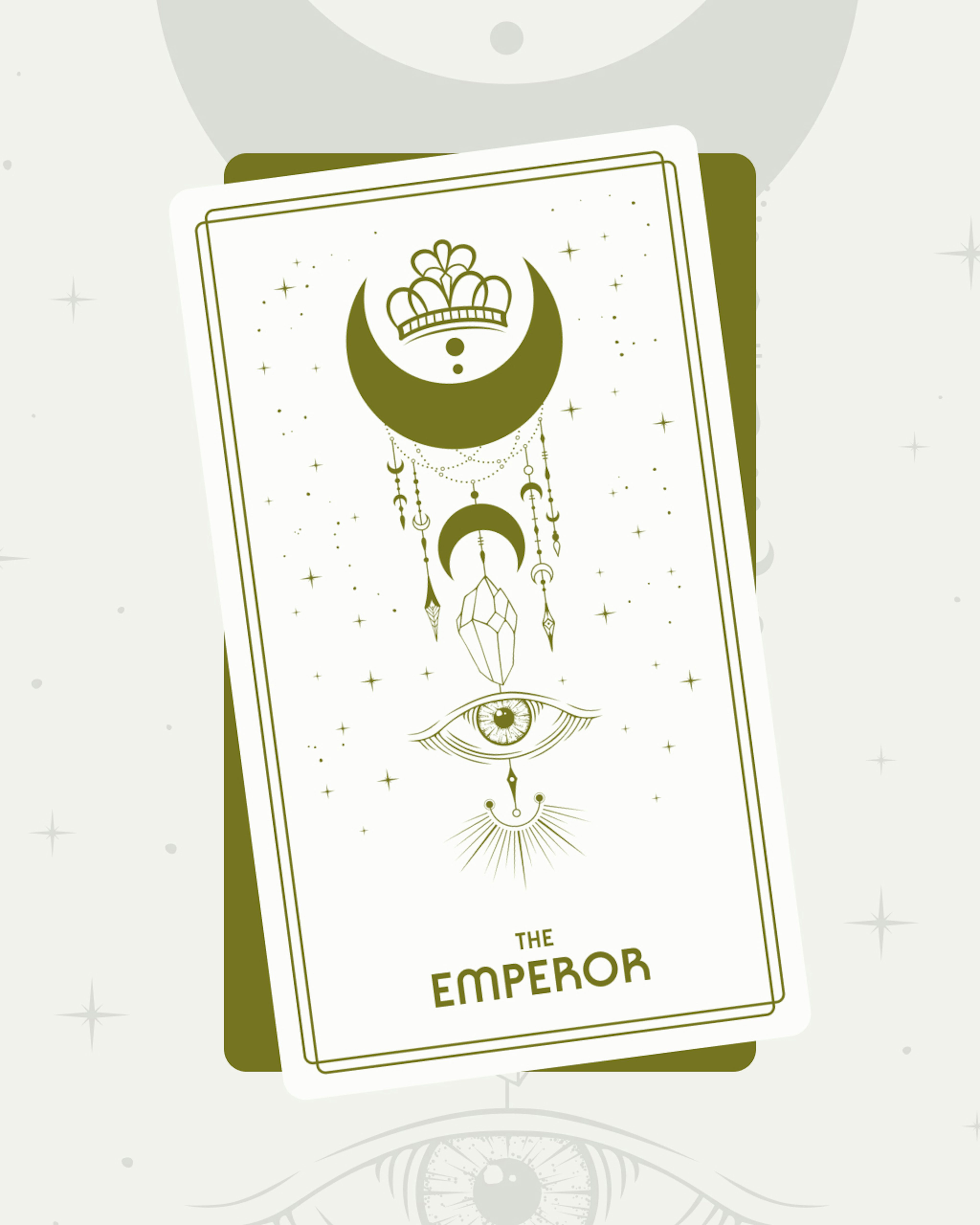 The Emperor Tarot Card (Major Arcana #4)