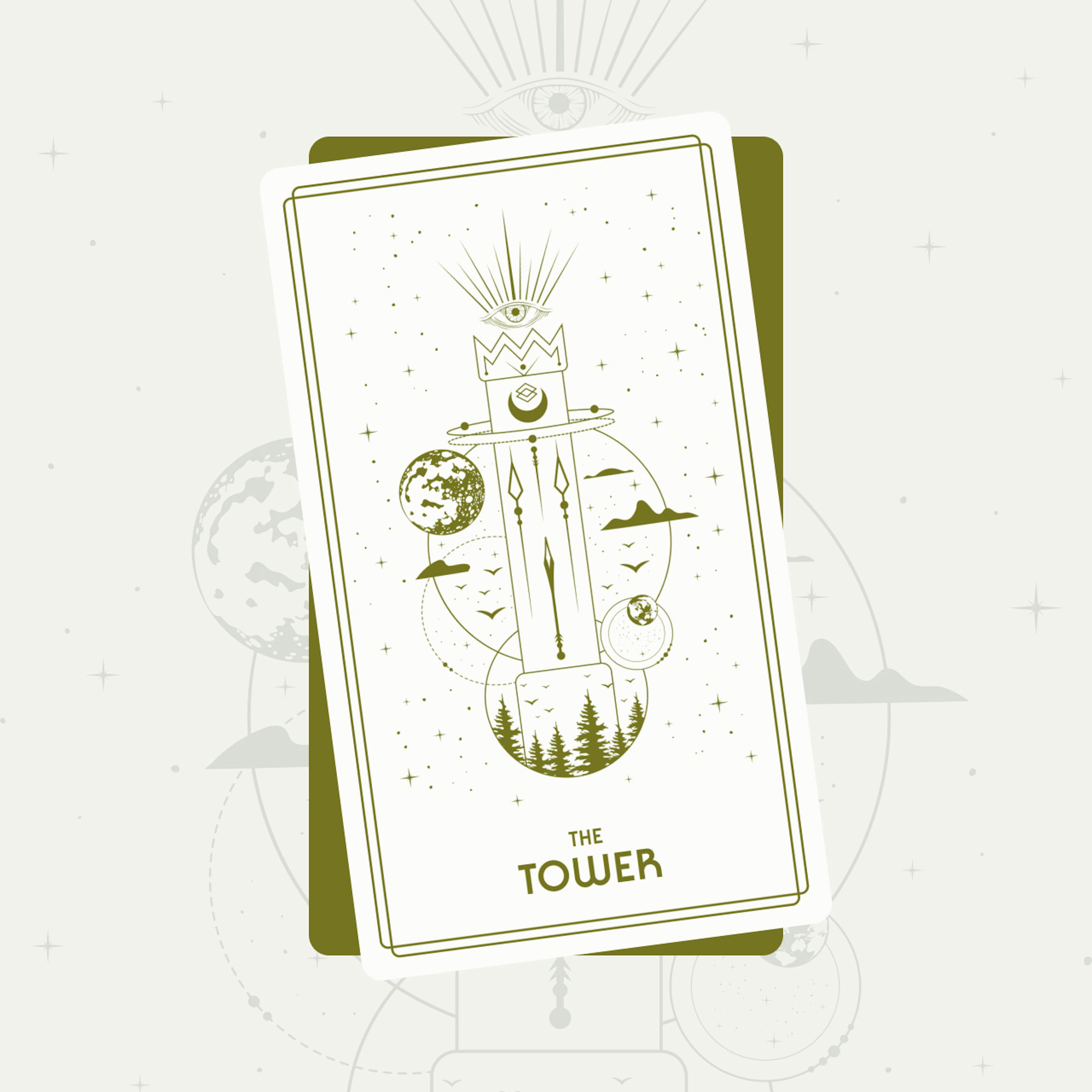 The Tower Tarot Card (Major Arcana #16)