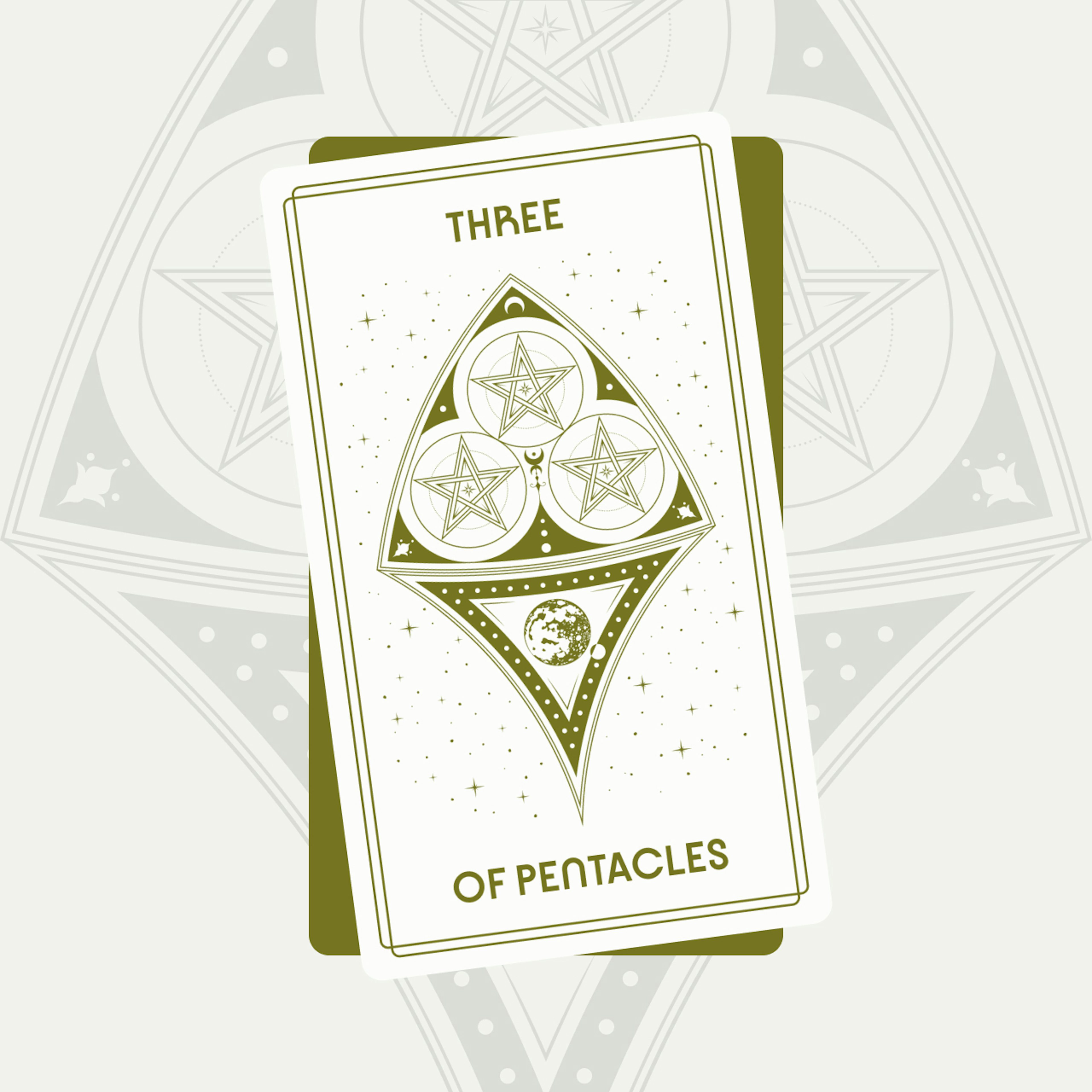 Three of Pentacles Tarot Card